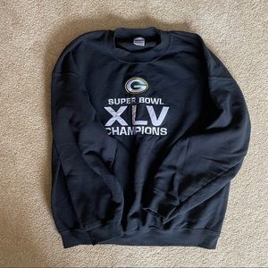 Green Bay Packers Super Bowl Oversized Crewneck